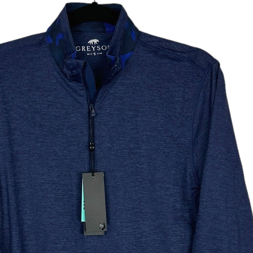 Greyson Golf 1/4 Zip Mens S Guide‎ Sport Brrr Performance Nylon Stretch Wicking